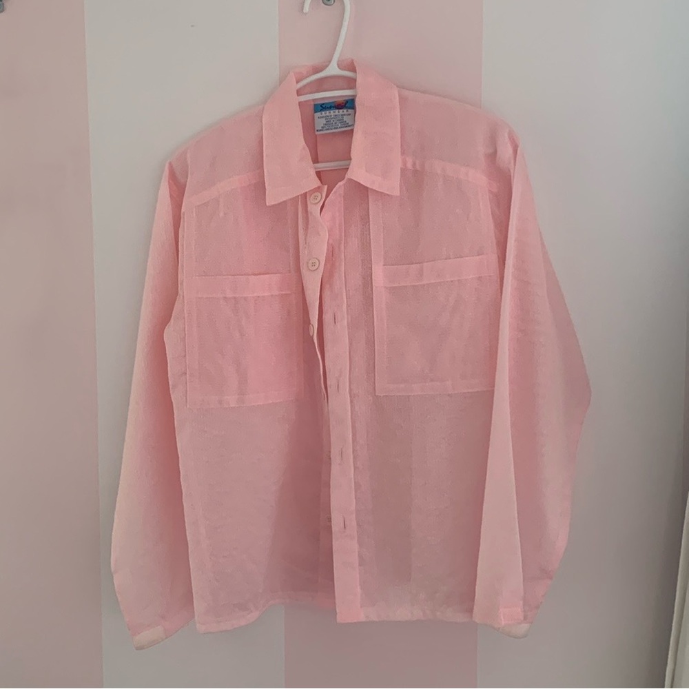 Vintage Sunveil Sunwear coverup shirt